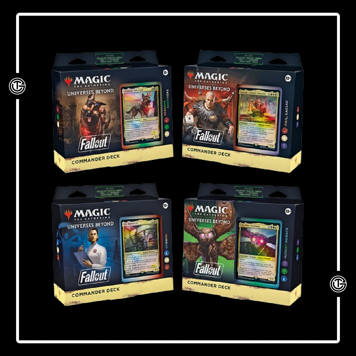 mtg fallout commander deck science Magic: The Gathering 10 double MTG - Commander Fallout Deck