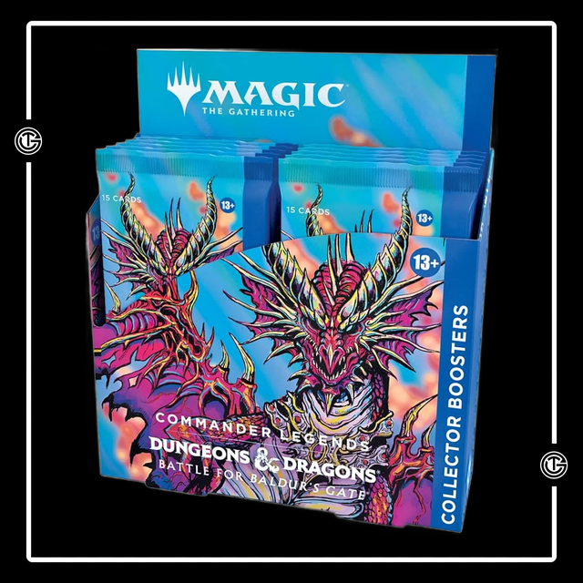 mtg battle for baldur's gate collector booster box Magic: The Gathering Commander Legends: Each Collector Booster contains 15 Magic MTG Commander Legends Battle for