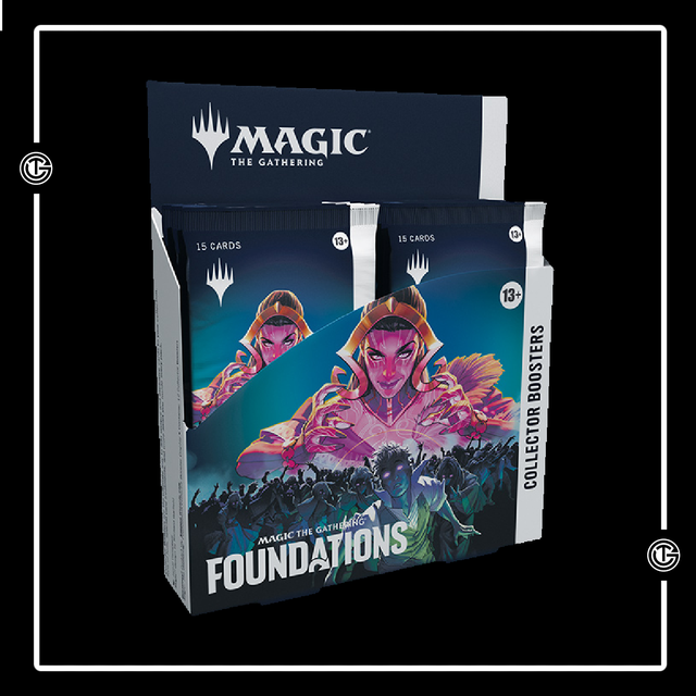 mtg foundation collector booster box Magic The Gathering MTG: Foundations The Gathering experience that lets you play and collect cards to give every player the edge Magic: The Gathering Foundations -
